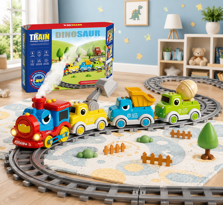 Dinosaur Train Track Play Set with Lights & Sound