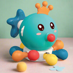 10-in-1 Octopus Baby Activity Toy – Spinning, Teething & Sensory Play