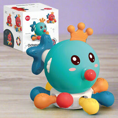 10-in-1 Octopus Baby Activity Toy – Spinning, Teething & Sensory Play