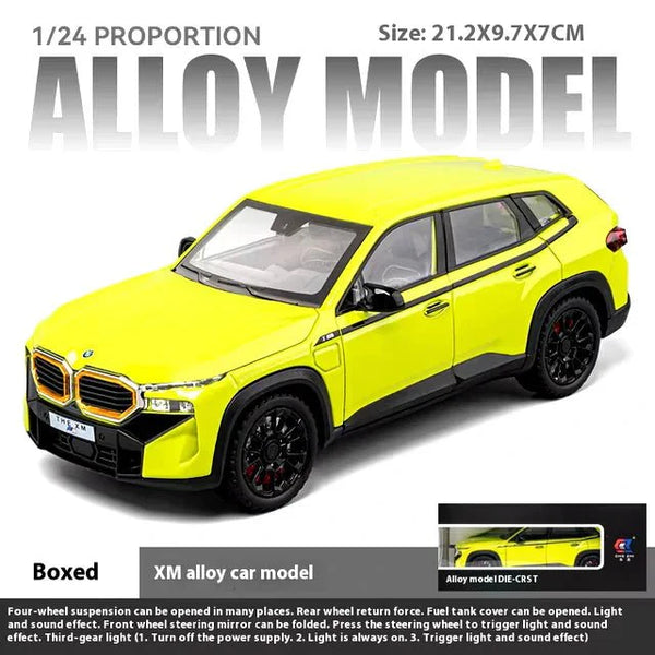1:24 BMW Luxury Diecast SUV Model Car with Door Opener – Realistic, Stylish & Full of Action