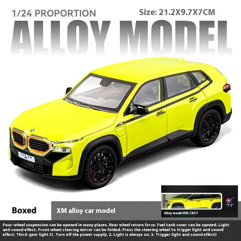 1:24 BMW Luxury Diecast SUV Model Car with Door Opener – Realistic, Stylish & Full of Action