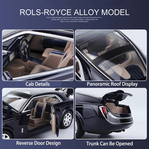 1:24 Diecast Rolls-Royce Sweptail Alloy Model Car