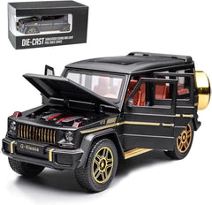 1:24 Mercedes G63 AMG Luxury SUV DieCast Car – Light, Sound & Pullback Power 🚙✨🔥