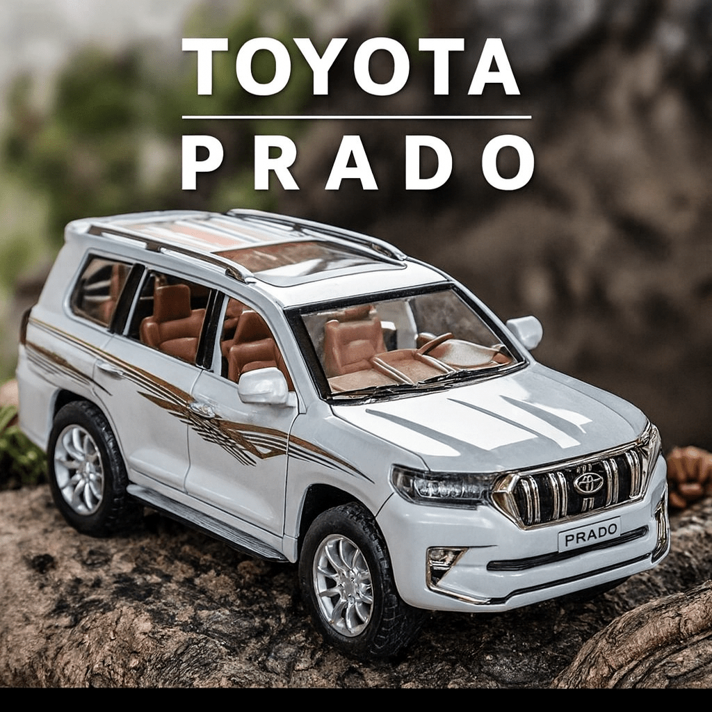 1:24 Prado Land Cruiser Alloy Metal Die-Cast Car