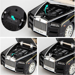 1:24 Rolls Royce Phantom Diecast Car – Metal Body, Doors Open, Light & Sound