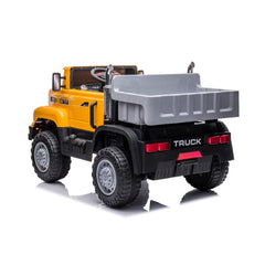 12V Ride-On Excavator Digger for Kids – 4 Motors, Leather Seat & Parental Remote