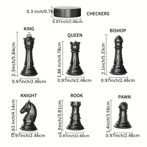 Magnetic Folding Chess Set for Kids & Travel – 25cm Portable Strategy Board Game