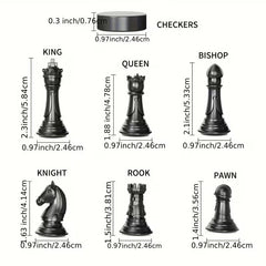 Magnetic Folding Chess Set for Kids & Travel – 25cm Portable Strategy Board Game