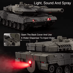 1:48 Alloy Battle Tank with Light & Sound Military Model
