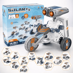 191 Pcs Solar Power Robotics Kit – 14 Models in 1 STEM Set