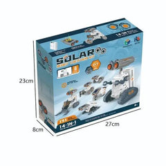 191 Pcs Solar Power Robotics Kit – 14 Models in 1 STEM Set