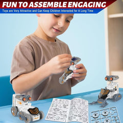 191 Pcs Solar Power Robotics Kit – 14 Models in 1 STEM Set