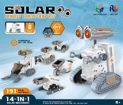 191 Pcs Solar Power Robotics Kit – 14 Models in 1 STEM Set