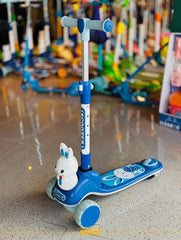 2 in 1 Bunny Scooty With Light-Up Wheels