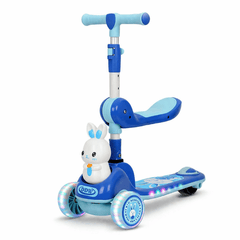 2 in 1 Bunny Scooty With Light-Up Wheels
