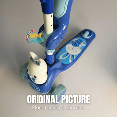2 in 1 Bunny Scooty With Light-Up Wheels