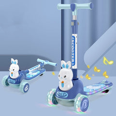 2 in 1 Bunny Scooty With Light-Up Wheels