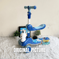 2 in 1 Bunny Scooty With Light-Up Wheels