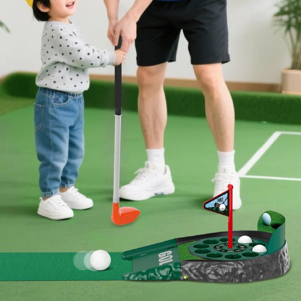 ⛳ 2-in-1 Mini Electric Golf Game Set – Fun, Focus & Family Play!