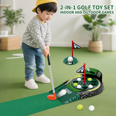⛳ 2-in-1 Mini Electric Golf Game Set – Fun, Focus & Family Play!