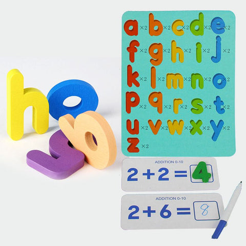 🧠 2-in-1 Spelling & Mathematics Educational Game Set