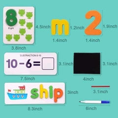 🧠 2-in-1 Spelling & Mathematics Educational Game Set