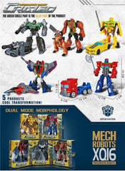 2-in-1 Transforming Alloy Robot Car –  Action Figure