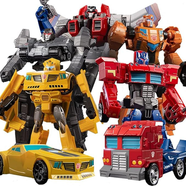 2-in-1 Transforming Alloy Robot Car –  Action Figure