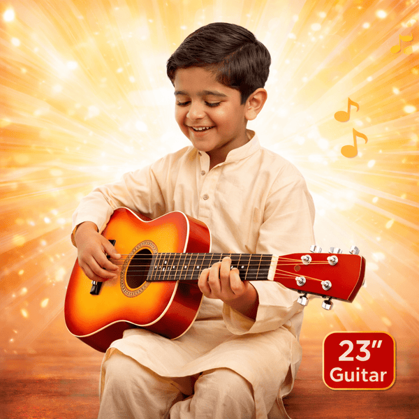 23-Inch Beginner Acoustic Guitar – Perfect Starter Guitar for Kids