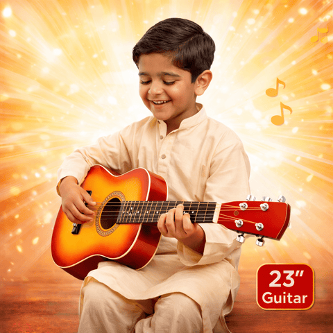 23-Inch Beginner Acoustic Guitar – Perfect Starter Guitar for Kids