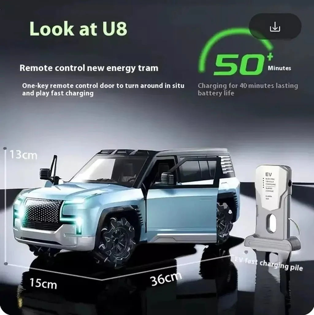 2.4GHz BYD Remote Control EV SUV Moka Electric Car