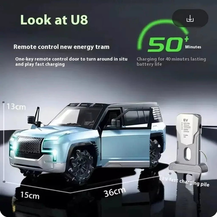 2.4GHz BYD Remote Control EV SUV Moka Electric Car