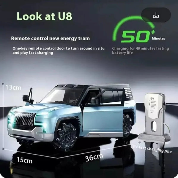 2.4GHz BYD Remote Control EV SUV Moka Electric Car