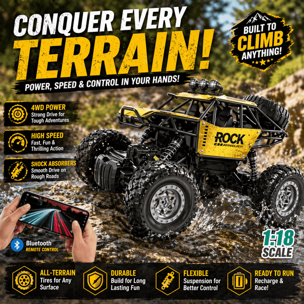 2.4GHz RC Spray Crawler Jeep – Off-Road Rock Crawler with Mist Effect