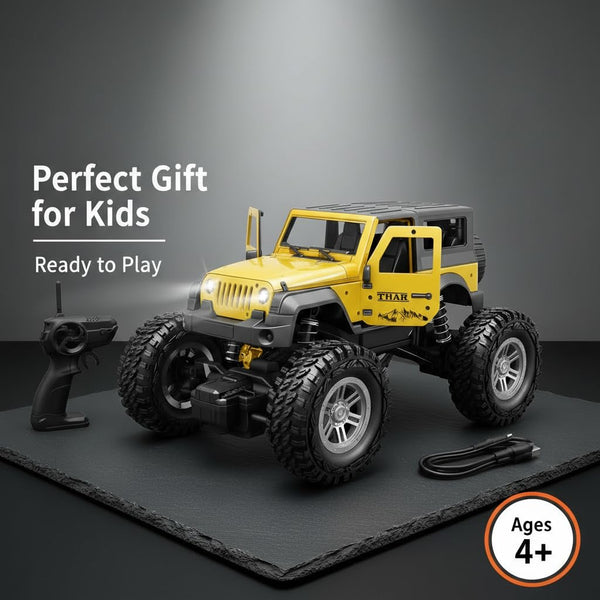 2.4GHz RC Spray Jeep SUV – Off-Road Remote Control Car with Mist Effect