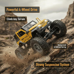 2.4GHz RC Spray Jeep SUV – Off-Road Remote Control Car with Mist Effect
