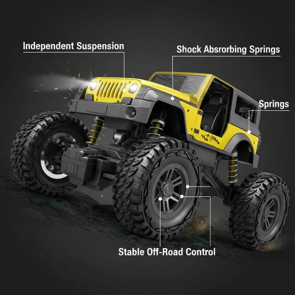2.4GHz RC Spray Jeep SUV – Off-Road Remote Control Car with Mist Effect