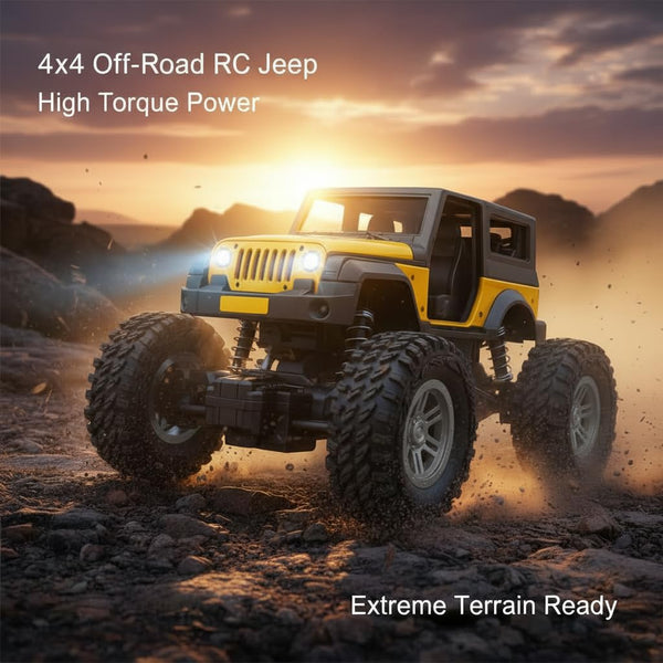 2.4GHz RC Spray Jeep SUV – Off-Road Remote Control Car with Mist Effect