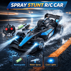 🏎️ 2.4GHz RC Spray Stunt Racing Car – High-Speed Remote Control Formula Car with Smoke Effect