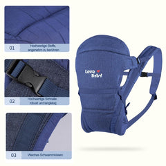 3-in-1 Baby Carrier – Safe, Comfortable & Easy to Wear