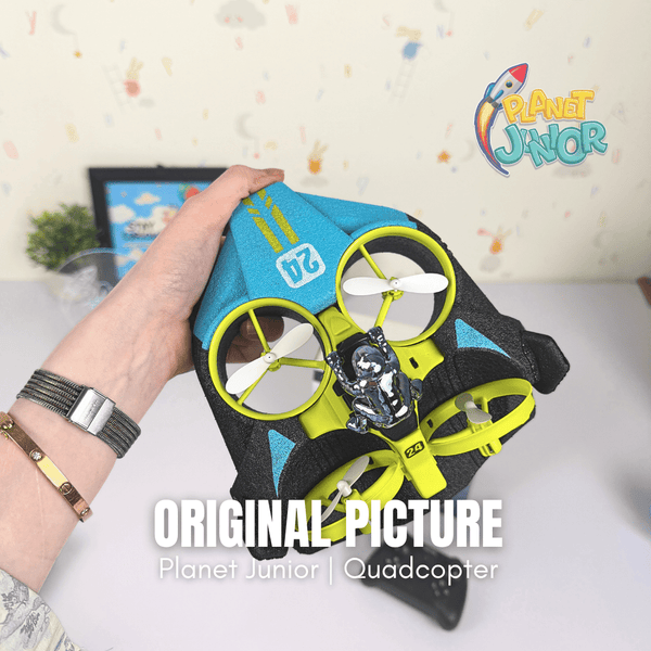 Fly, Drive & Sail - 3-in-1 RC Quadcopter Remote Control Vehicle