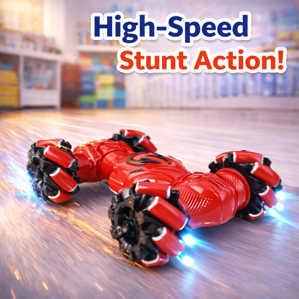 360° Stunt Twist RC Car – Multi-Directional Drift Car with LED Lights
