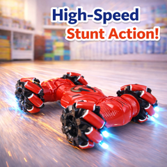 360° Stunt Twist RC Car – Multi-Directional Drift Car with LED Lights
