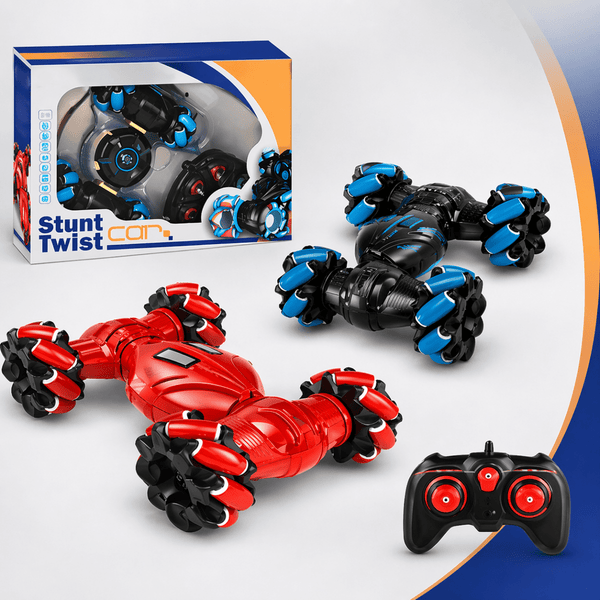 360° Stunt Twist RC Car – Multi-Directional Drift Car with LED Lights