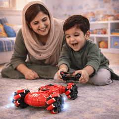 360° Stunt Twist RC Car – Multi-Directional Drift Car with LED Lights