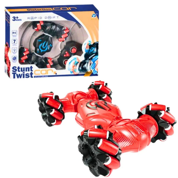 360° Stunt Twist RC Car – Multi-Directional Drift Car with LED Lights