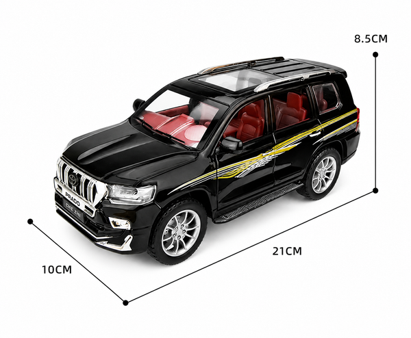 Rechargeable Metal RC Off-Road SUV with Opening Doors & LED Lights