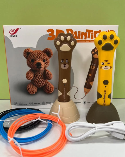 3D Painting Pen Rechargeable – Wireless Low Temperature Creative Drawing Pen