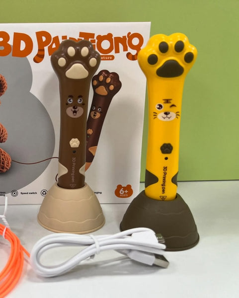 3D Painting Pen Rechargeable – Wireless Low Temperature Creative Drawing Pen