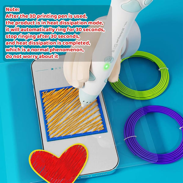 3D Painting Pen Set – Rechargeable Low-Temperature Creative Drawing Kit